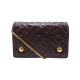 NEUF SAC PORTE-CARTES BURBERRY POCHETTE PETIT SAC CHAINE POCKET BORDEAUX 670€