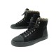 NEUF BASKETS CHANEL G31058 LOGO CC 37 TWEED DAIM CUIR NOIR SNEAKERS SHOES 1175€