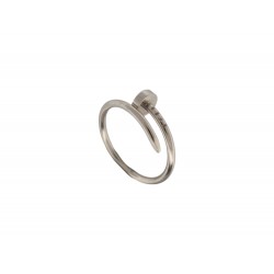 BAGUE CARTIER JUSTE UN CLOU PM OR GRIS 18K T 56 CRB4226000 WHITE GOLD RING 1570€