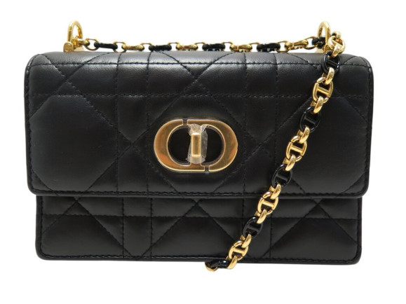 sac a main dior mini miss caro en cuir noir