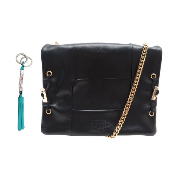 NEUF SAC A MAIN LANCEL BILLIE A12765 BANDOULIERE + PORTE CLES LOGO HAND BAG 545€