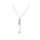 COLLIER SAUTOIR MESSIKA KATE 5781 PENDENTIF VERTICAL OR BLANC 18K DIAMANT 0.59€