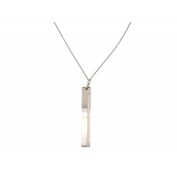 COLLIER SAUTOIR MESSIKA KATE 5781 PENDENTIF VERTICAL OR BLANC 18K DIAMANT 0.59€
