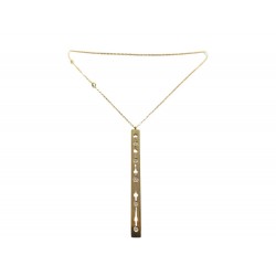 COLLIER SAUTOIR DINH VAN PULSE 628212 PENDENTIF CHAINE OR ROSE DIAMANTS GM 2600€
