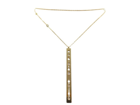 collier sautoir dinh van pulse 628212 pendentif chaine