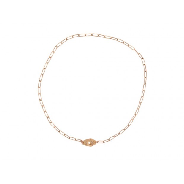 COLLIER DINH VAN MENOTTES R10 654107 EN OR ROSE 18K POCHON GOLD NECKLACE 2300€