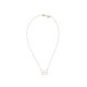COLLIER MESSIKA BUTTERFLY PM 04145-0068 OR ROSE 18K & DIAMANTS 0.58 CT NECKLACE