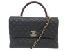 sac a main chanel coco handle fermoir timeless cuir