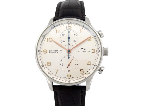 montre iwc portugieser chrono acier 41 mm chronographe