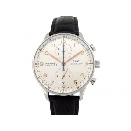 MONTRE IWC PORTUGIESER CHRONO ACIER 41 MM CHRONOGRAPHE AUTOMATIQUE WATCH 9000€