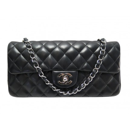 SAC A MAIN CHANEL EAST WEST TIMELESS SIMPLE RABAT CUIR MATELASSE HANG BAG 5500€