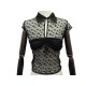 HAUT TOP CHANEL NOIR P23937V14610 BLOUSE DENTELLES BRODERIE 38 M ETOILES 2500€