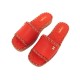 NEUF CHAUSSURES CHANEL G38490 MULES CUIR MATELASSE ROUGE 39 SANDALES SHOES 1500€