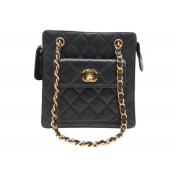 VINTAGE SAC A MAIN CHANEL FERMOIR TIMELESS CUIR MATELASSE MARRON HAND BAG 5000€