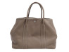 sac a main hermes garden party 36 cabas cuir etoupe