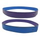 LIEN REVERSIBLE HERMES CEINTURE 32 MM T90 CUIR BOX BLEU & VIOLET LINK BELT 450€