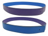 LIEN REVERSIBLE HERMES CEINTURE 32 MM T90 CUIR BOX BLEU & VIOLET LINK BELT 450€