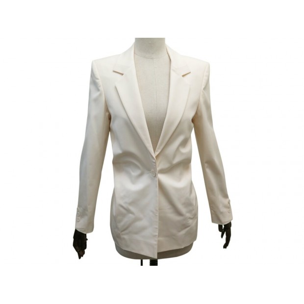 VESTE DE TAILLEUR CHRISTIAN DIOR BAR EN COTON CREME 36 S COTTON JACKET 5300€