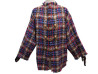 veste gucci 596866 tartan en tweed tete de lion