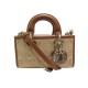 NEUF SAC A MAIN MINI LADY D JOY RAPHIA ET CUIR MS0267 BANDOULIERE HAND BAG 3000€