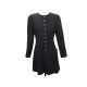NEUF VINTAGE VESTE ROBE CHANEL BOUTONS LOGO CC 2148 M 40 EN LAINE JACKET 10000€