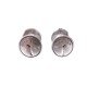 BOUCLES D'OREILLES DINH VAN PUCES PUNAISE EN ARGENT MASSIF 925 SILVER EARRINGS