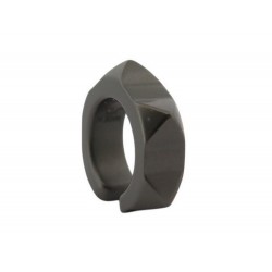 NEUF MONO BOUCLES D'OREILLE HERMES MEDOR ALUMINIUM BIJOU SILVER NEW EARRING 360€