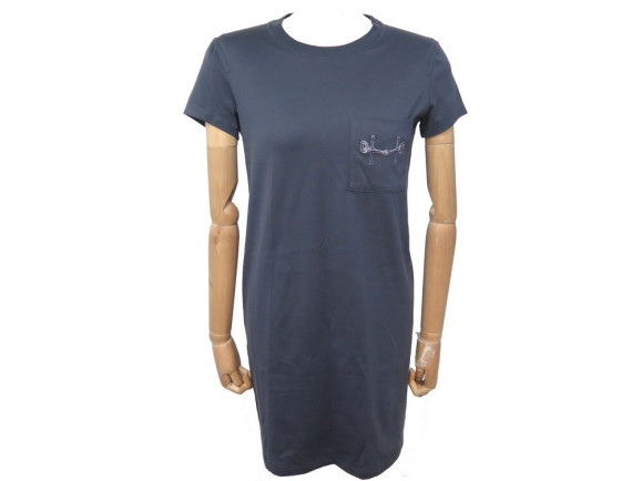  robe tshirt hermes poche brodee mors 36 s en