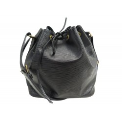 VINTAGE SAC A MAIN LOUIS VUITTON NOE PM CUIR EPI NOIR BLACK PURSE HAND BAG 1410€