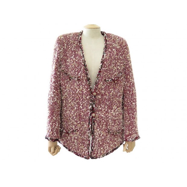 VESTE CHANEL TWEED P49462 BOUTONS ETOILE 