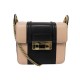 SAC A MAIN LANVIN JIJI MINI CUIR BICOLORE ROSE & NOIR BANDOULIERE HAND BAG 1350€
