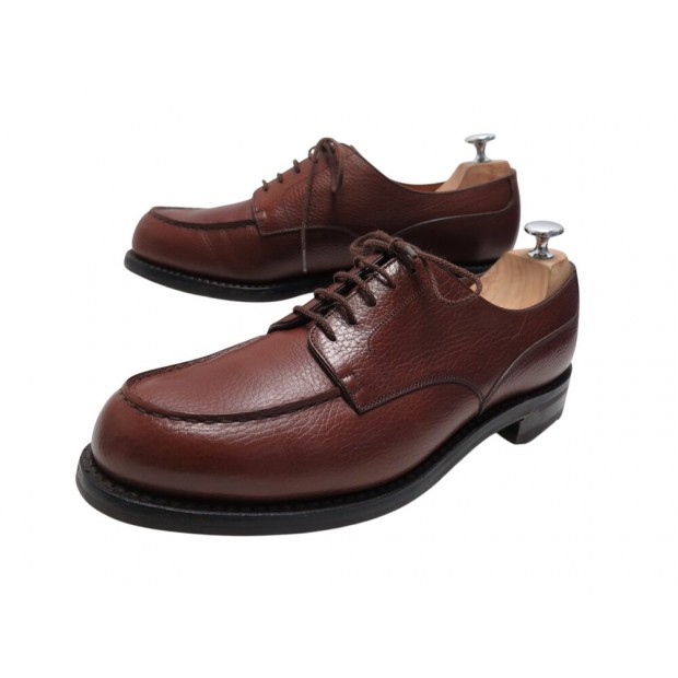 CHAUSSURES JM WESTON 641 DERBY GOLF 641 9E 43 L 43.5 EN CUIR MARRON SHOES 880€