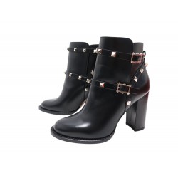 NEUF CHAUSSURES BOTTINES VALENTINO GARAVANI SANGLES ROCKSTUD 35 IT 36 FR 1200€