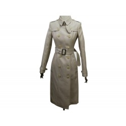 NEUF IMPERMEABLE BURBERRY TRENCH DONNA CAPPOTTO 36 S EN SOIE MANTEAU COAT 2700€