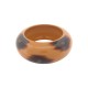 NEUF BRACELET HERMES FELIN LARGE H057096FL01M EN BOIS LAQUE LACQUERED WOOD 280€
