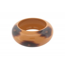 NEUF BRACELET HERMES FELIN LARGE H057096FL01M EN BOIS LAQUE LACQUERED WOOD 280€