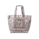 SAC CABAS SHOPPING CHANEL TOTE BAG FOURRE TOUT RONDS LOGOS CC COTON ROSE 3000€