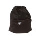 SAC A DOS PRADA EN TOILE RE-NYLON MARRON 40X34CM BROWN BACKPACK BAG PURSE 1500€