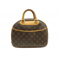 SAC A MAIN LOUIS VUITTON TROUVILLE BOWLING VANITY M42228 EN TOILE MONOGRAM 1450€