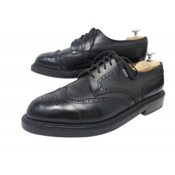 VINTAGE CHAUSSURES JM WESTON TRIPLE SEMELLES 590 10.5E 44.5 L 45 CUIR NOIR 1350€
