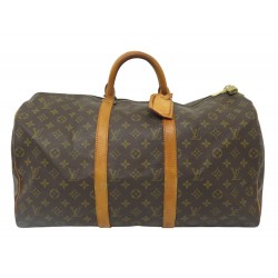 VINTAGE SAC DE VOYAGE A MAIN LOUIS VUITTON KEEPAL 50 MONOGRAM M41426 BAG 1400€