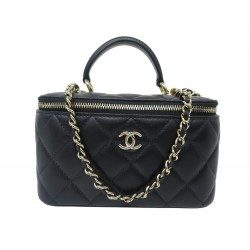 NEUF SAC A MAIN CHANEL VANITY TRENDY HANDLE AP1472 BANDOULIERE POUCH BAG 3700€