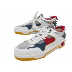 NEUF CHAUSSURES CHRISTIAN LOUBOUTIN ASTROLOUBI FLAT 3230890 TITAN 46 SHOES 895€