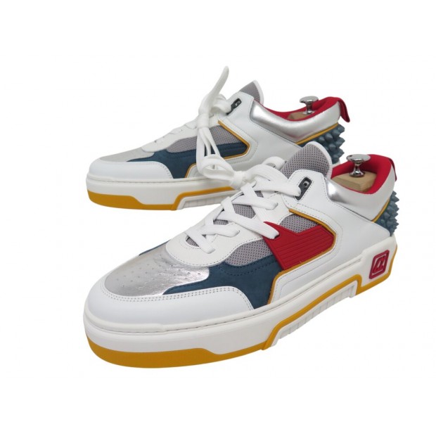 NEUF CHAUSSURES CHRISTIAN LOUBOUTIN ASTROLOUBI FLAT 3230890 TITAN 46 SHOES 895€