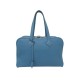 NEUF SAC A MAIN HERMES VICTORIA II 35 EN CUIR TOGO BLEU LEATHER HAND BAG 4450€