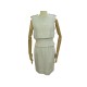 NEUF ROBE PULL CHANEL BOUTONS LOGO CC P53382V31839 M 40 VISCOSE SOIE DRESS 5500€