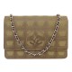 SAC A MAIN CHANEL WALLET ON CHAIN EN TOILE TRAVEL LINE KAKI WOC HAND BAG 3200€