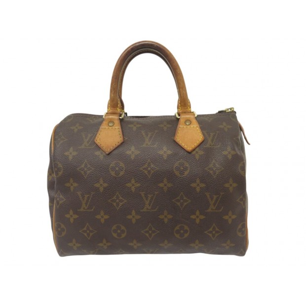 VINTAGE SAC A MAIN LOUIS VUITTON SPEEDY 25 M41109 TOILE MONOGRAM HANDBAG 1300€