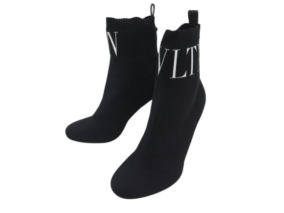 chaussures valentino sock qw0s0g96 38.5 noir