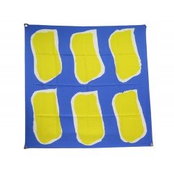 NEUF FOULARD HERMES CLAUDE VIALLAT CARRE 90 EN SOIE 2014 1ERE EDITION SCARF 530€